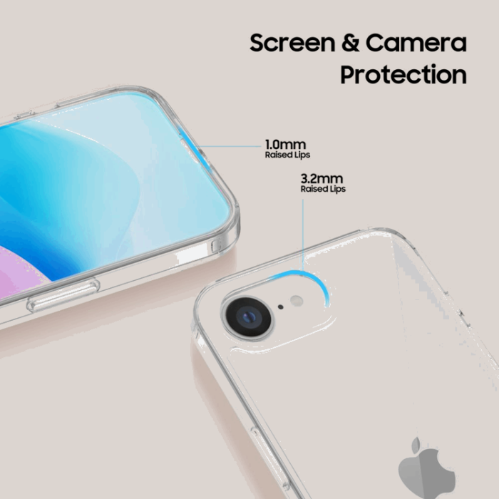 Tech-Protect - Tech-Protect Mobilskal till iPhone 16e/17e Flexair - Clear