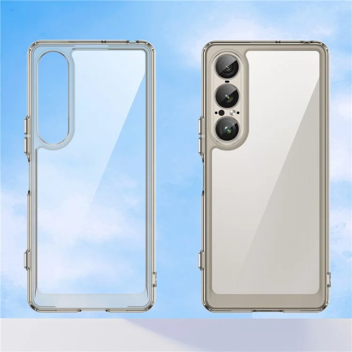 OEM - Sony Xperia 1 VII Mobilskal Acrylic TPU - Grå