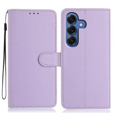 OEM - Samsung Galaxy S26 Plus Pl&aring;nboksfodral med Rem Flera Kortfack Konstl&auml;der - Lila
