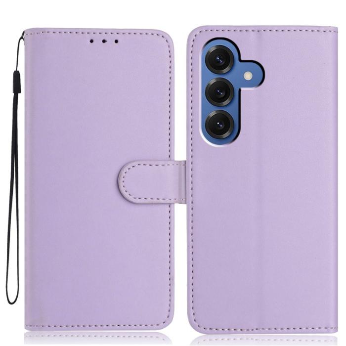 OEM - Samsung Galaxy S26 Plus Plånboksfodral med Rem Flera Kortfack Konstläder - Lila
