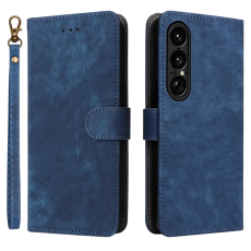 A-One Brand - Sony Xperia 1 VII Plånboksfodral RFID Kickstand med rem - Blå