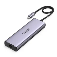 Ugreen - Ugreen 5in1 Multifunctional HUB USB-C 100W - Grå