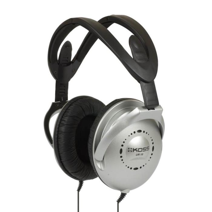 Koss - KOSS Hörlurar UR18 Over-Ear - Silver