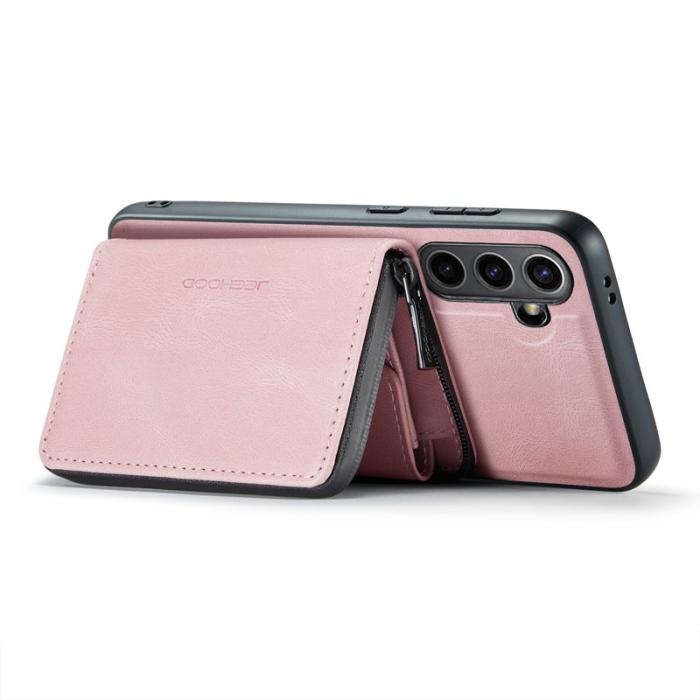 JEEHOOD - JEEHOOD J02 Mobilskal för Samsung Galaxy S24 FE - Rosa 2-i-1 Fodral
