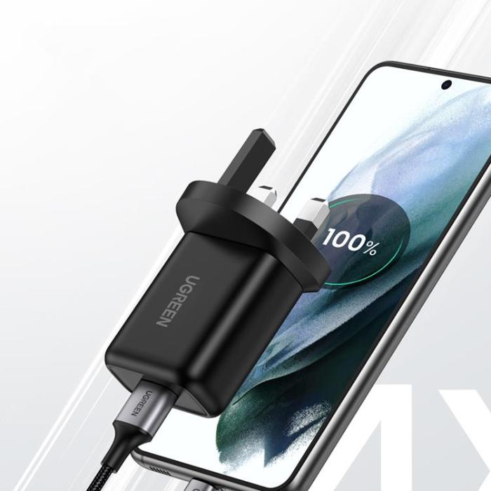 Ugreen - Ugreen Väggladdare Adaptrar USB-A UK 18W - Svart