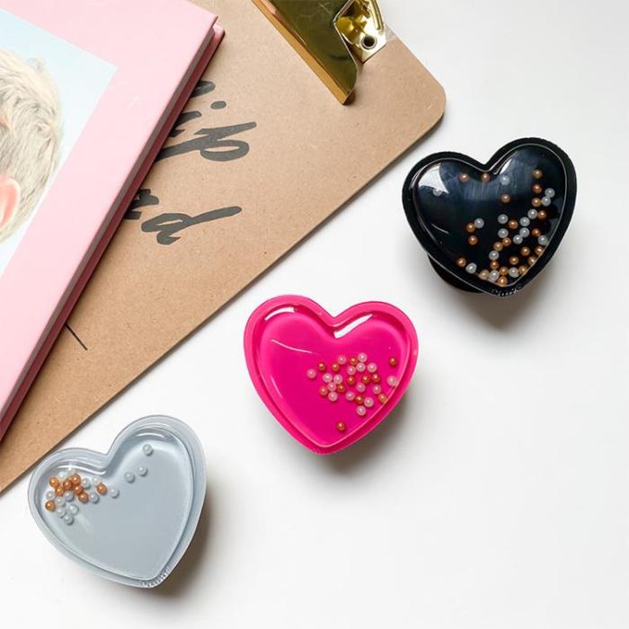 OEM - Heart Beads Popup Hållare - Grön