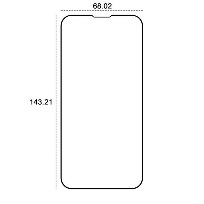 Etteri - Etteri iPhone 16e Härdat Glas Skärmskydd 9D - Svart