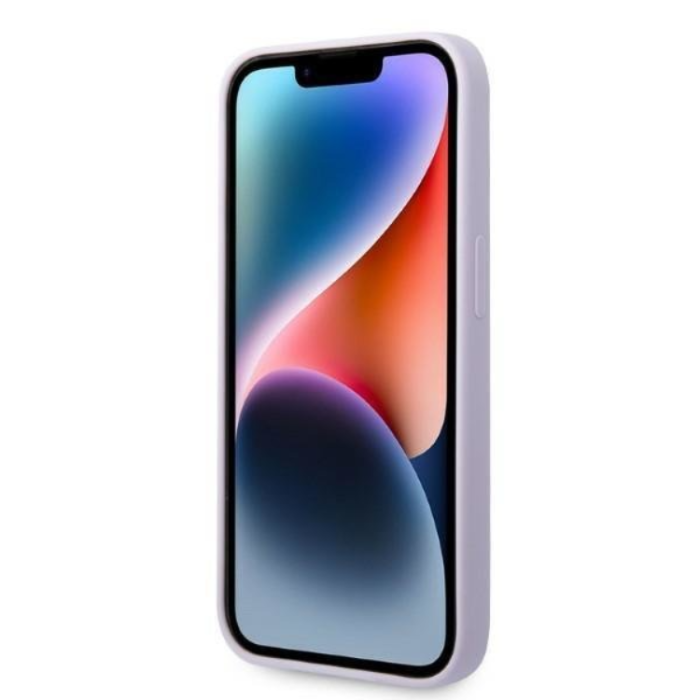 KARL LAGERFELD - Karl Lagerfeld iPhone 14 Pro Skal Silicone Ikonik - Lila