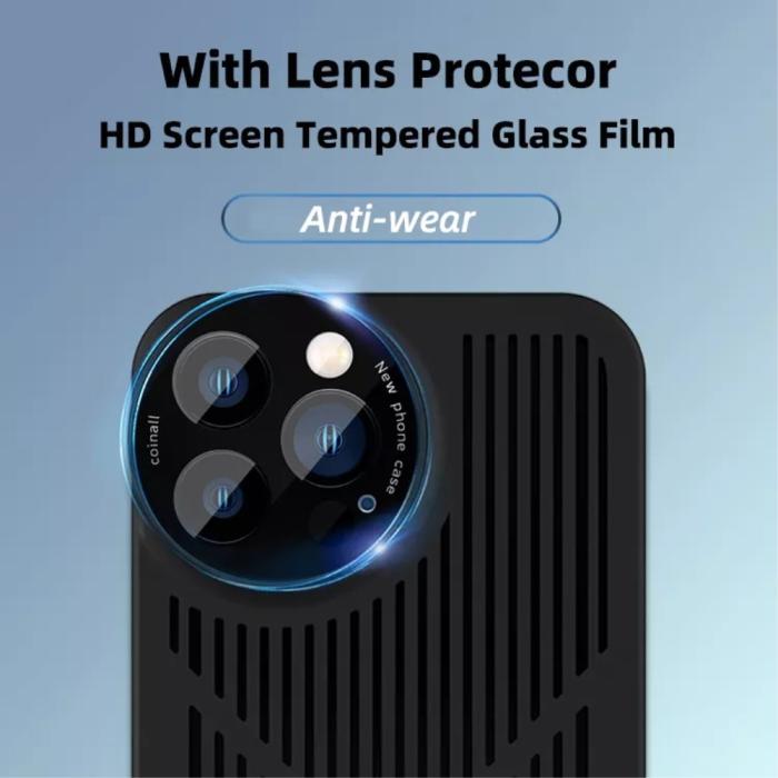 OEM - iPhone 12 Skal Graphene Heat Dissipation - Vit
