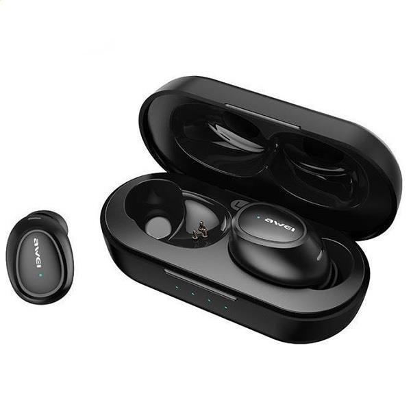 Awei TWS Bluetooth In-Ear Hörlurar T16 - Svart | 505771 | AlltMobil