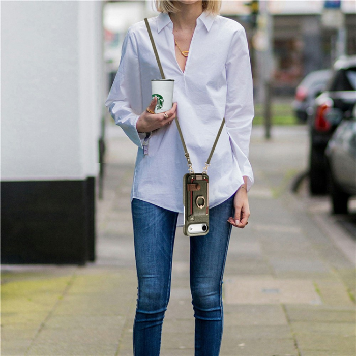 A-One Brand - iPhone Air Mobilskal med Korthållare Ring Kickstand