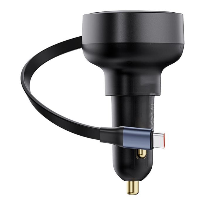 BASEUS - Baseus Billaddare USB-C Enjoyment Pro 60W - Svart