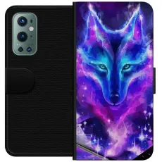 iSecrets - Pl&aring;nboksfodral till OnePlus 9 Pro med Neon Varg