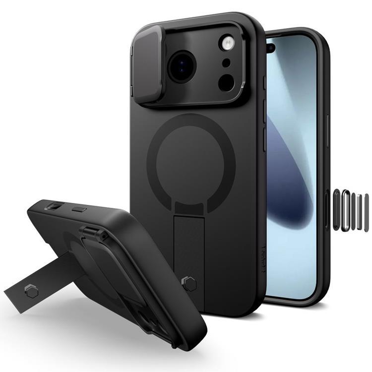 Tech-Protect Mobilskal till iPhone 17 Pro Magsafe Kevlar Aura - Svart | 2353 | AlltMobil