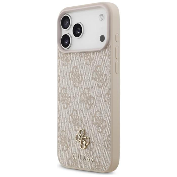 Guess - Guess iPhone 17 Pro Max Mobilskal MagSafe 4G Small Classic Logo - Rosa