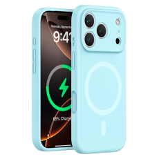 A-One Brand - iPhone 17 Pro Max Mobiskal MagSafe Precision Fit - Babyblå