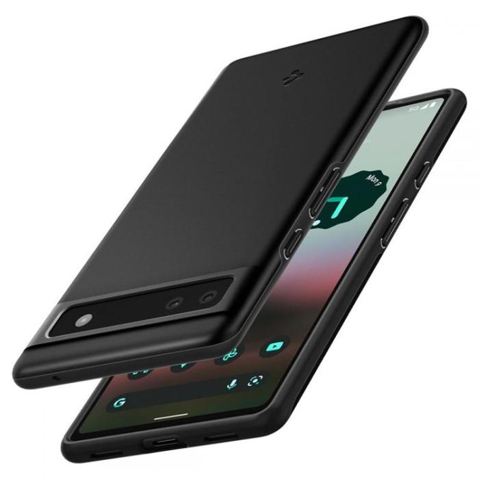 UTGATT - Spigen Thin Fit Skal Google Pixel 6a - Svart
