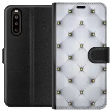 Gustaf - Pl&aring;nboksfodral till Sony Xperia 10 II med Fancy
