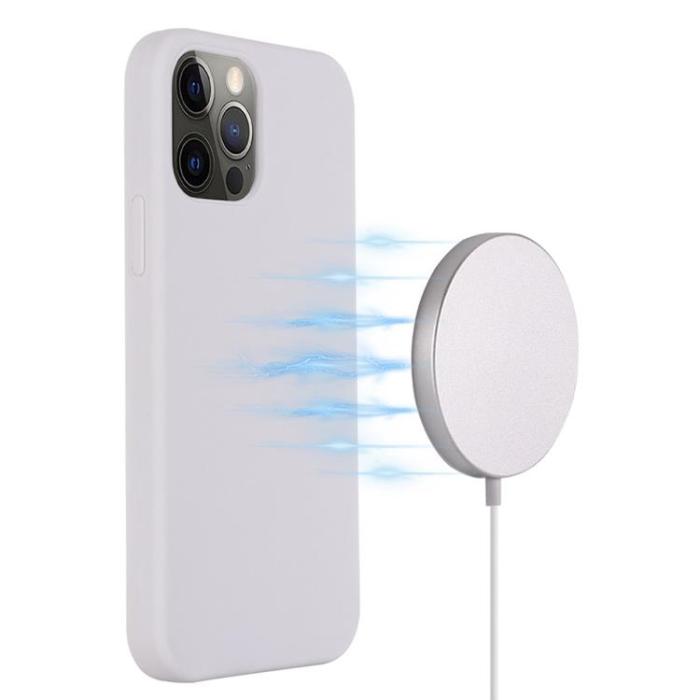 OEM - iPhone 14 Pro Max Skal Magsafe Silicone Ultra Slim - Vit