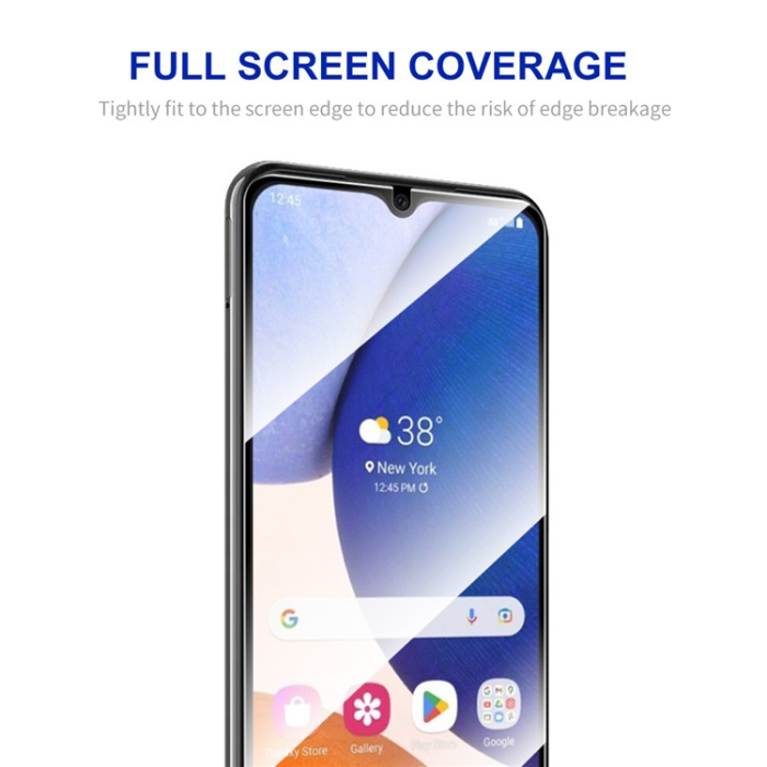 Boom of Sweden - [2-PACK] Galaxy A14 5G/4G Härdat Glas Skärmskydd - Svart