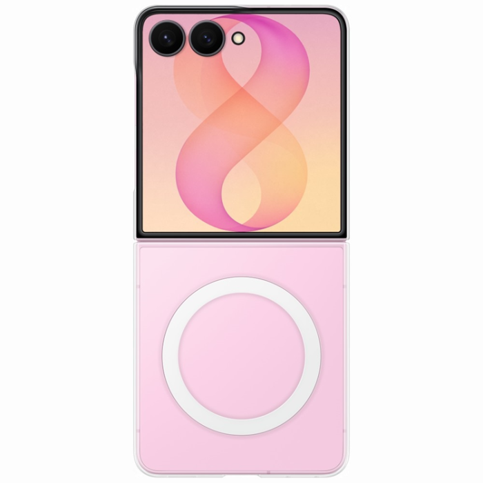 Samsung - Samsung Mobilskal för Galaxy Z Flip 8 Clear Magnet - Transparent