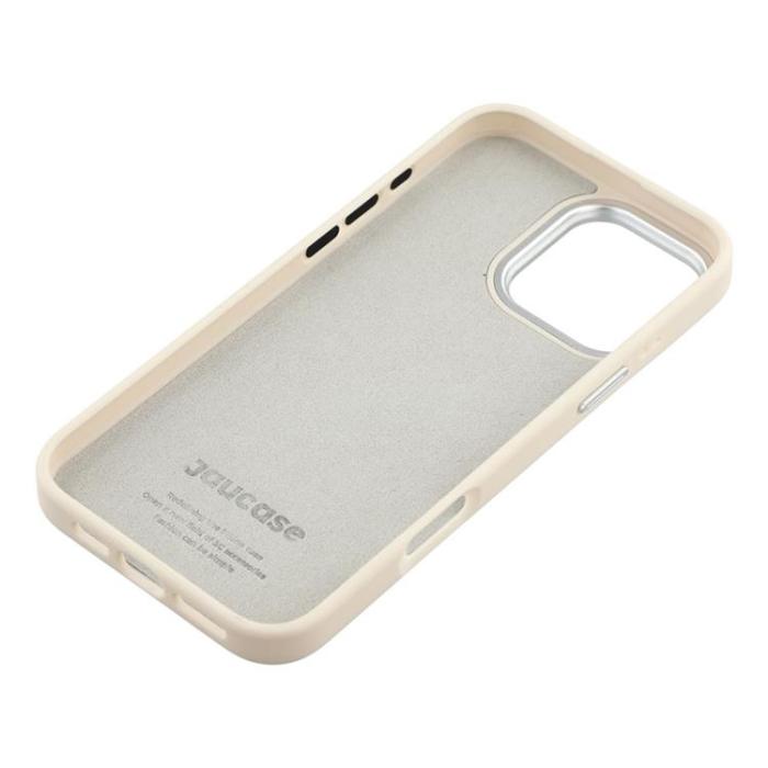 JAUCASE - JAUCASE iPhone 16 Pro Mobilskal MagSafe korthållare - Vit