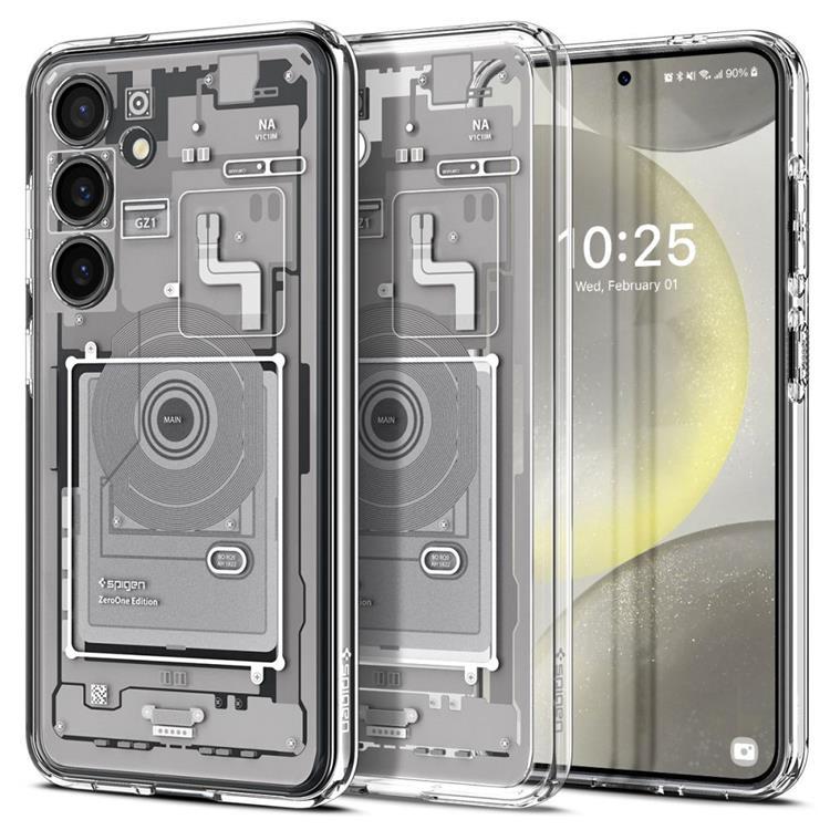 Spigen Galaxy S24 Mobilskal Ultra Hybird - Vit Zero One | 2353 | AlltMobil