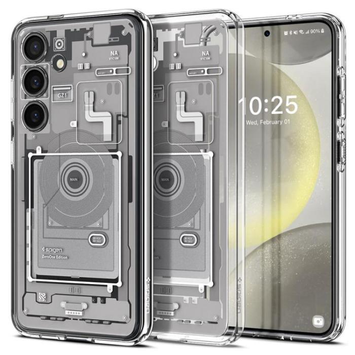 Spigen - Spigen Galaxy S24 Mobilskal Ultra Hybird - Vit Zero One