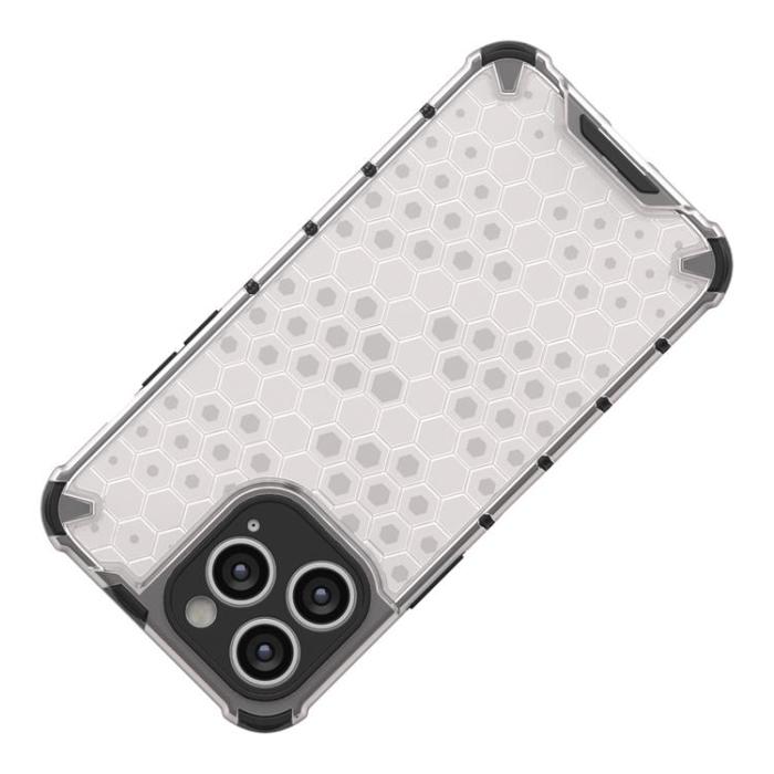 OEM - iPhone 14 Pro Skal Honeycomb Armored Hybrid - Svart