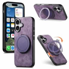 A-One Brand - iPhone 17 Mobilskal Rotating Kickstand - Lila