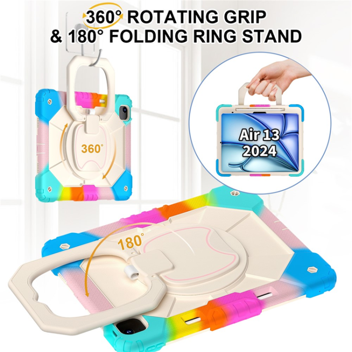 A-One Brand - iPad Air 13(2025/2024) Skal Kickstand - Färgstark/Blå