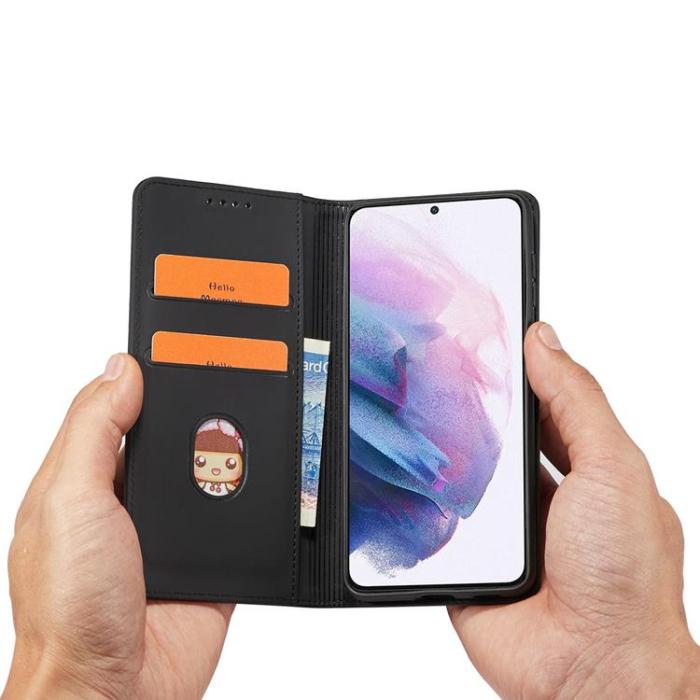OEM - Galaxy S22 Plånboksfodral Magnet Stand - Svart