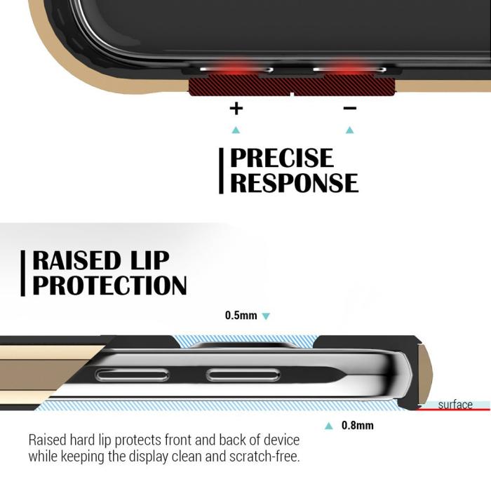 UTGATT5 - Caseology Envoy Series BaksideSkal till Samsung Galaxy S6 - Guld