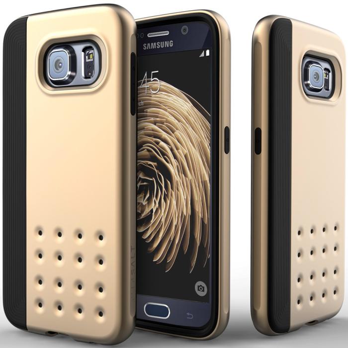 UTGATT5 - Caseology Threshold Series BaksideSkal till Samsung Galaxy S6 - Guld