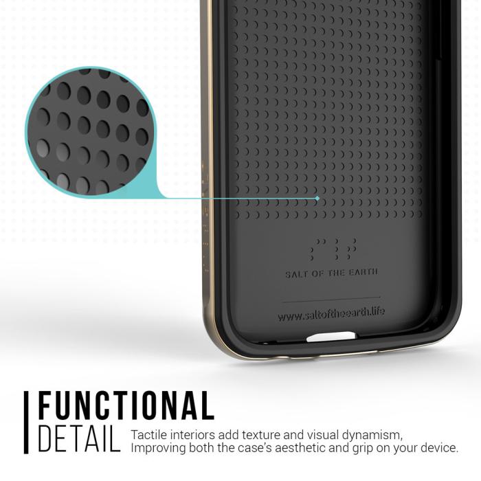 UTGATT5 - Caseology Threshold Series BaksideSkal till Samsung Galaxy S6 - Guld