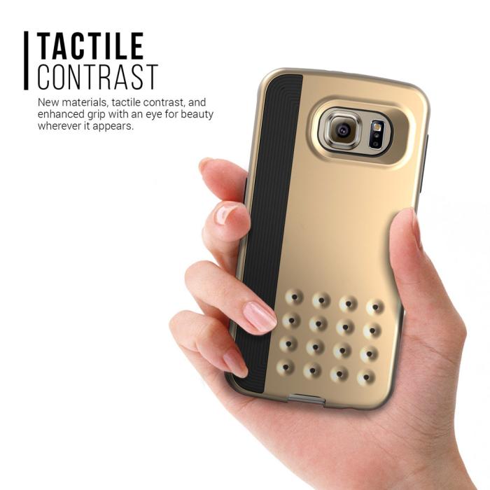 UTGATT5 - Caseology Threshold Series BaksideSkal till Samsung Galaxy S6 - Guld