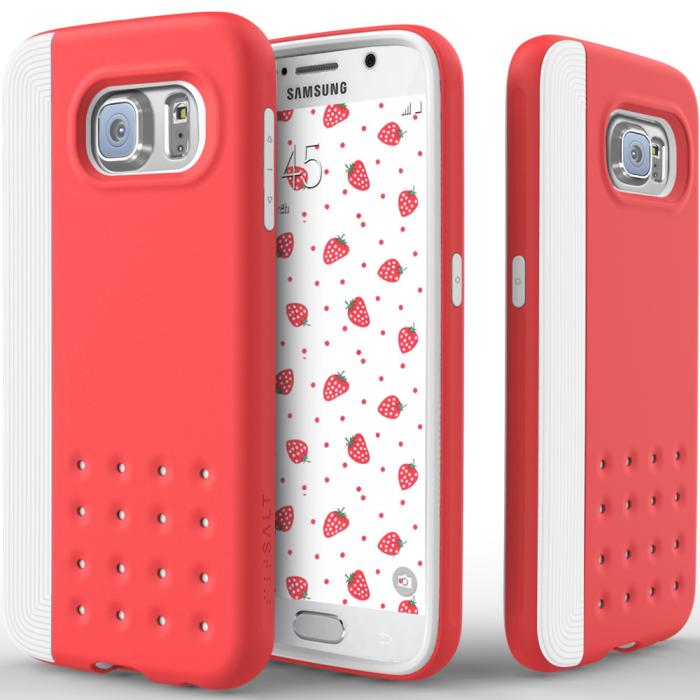 UTGATT5 - Caseology Threshold Series BaksideSkal till Samsung Galaxy S6 - Rosa