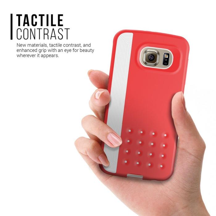 UTGATT5 - Caseology Threshold Series BaksideSkal till Samsung Galaxy S6 - Rosa