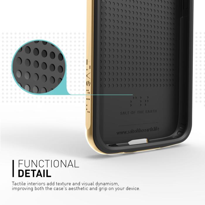 UTGATT5 - Caseology Riot Series BaksideSkal till Samsung Galaxy S6 - MörkBlå