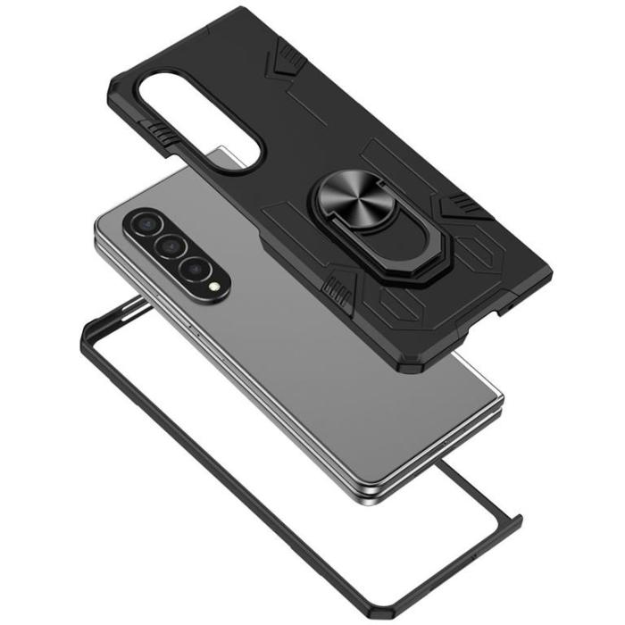Forcell - Forcell Galaxy Z Fold 3 5G Skal Mecha - Svart
