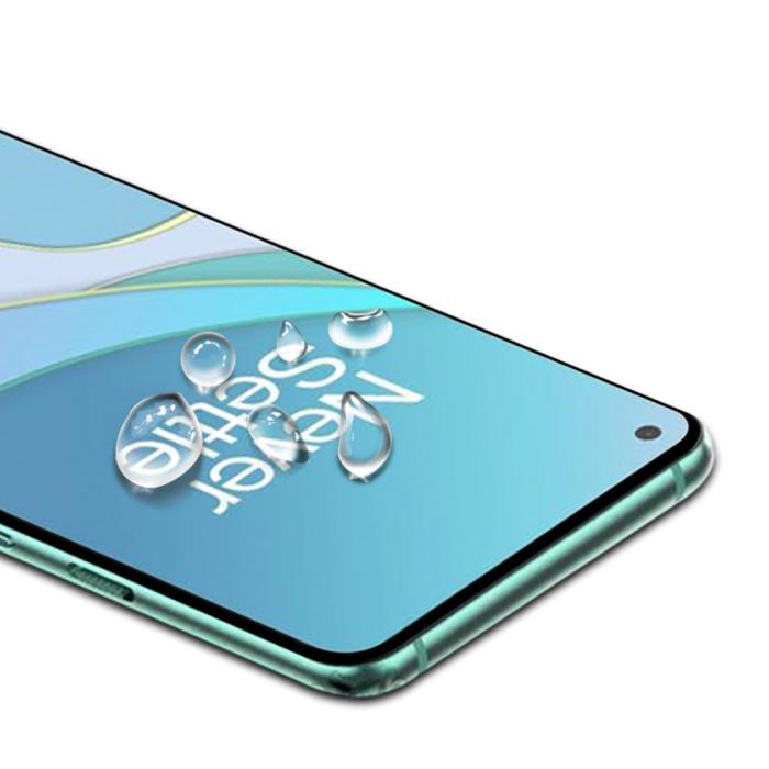 Mocolo - MOCOLO Härdat Glas Skärmskydd OnePlus 8T - Svart