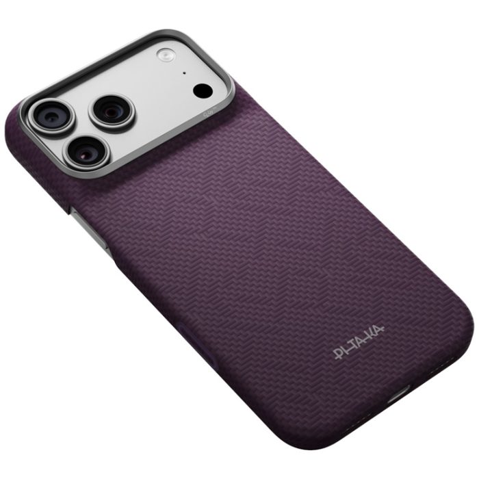 PITAKA - PITAKA Mobilskal För iPhone 18 Pro/17 Pro Magsafe Edge PTK - Lila