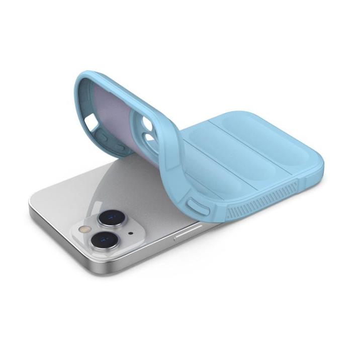 OEM - iPhone 14 Plus Skal Magic Shield Flexible Armored - Ljusblå