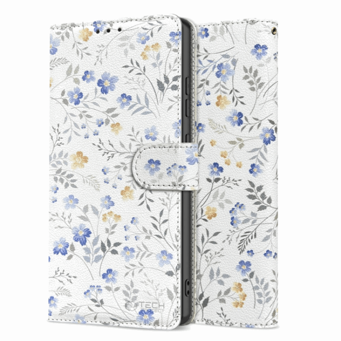 Tech-Protect - Tech-Protect iPhone 16e Plånboksfodral - Spring Flowers