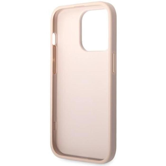 Guess - Guess iPhone 15 Pro Max Mobilskal Big Metall Logo - Rosa