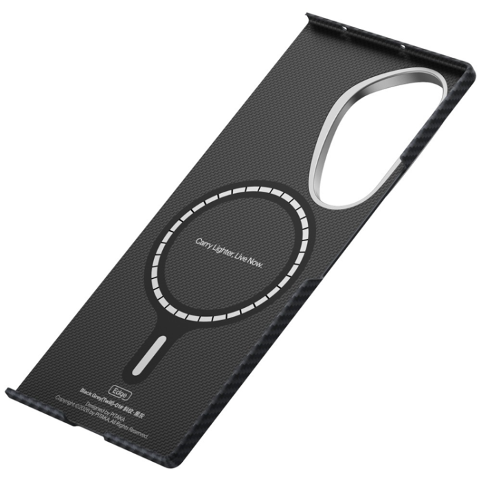 PITAKA - PITAKA Mobilskal För Galaxy Z Fold 8 Ultra Magsafe Edge - Svart/Grå