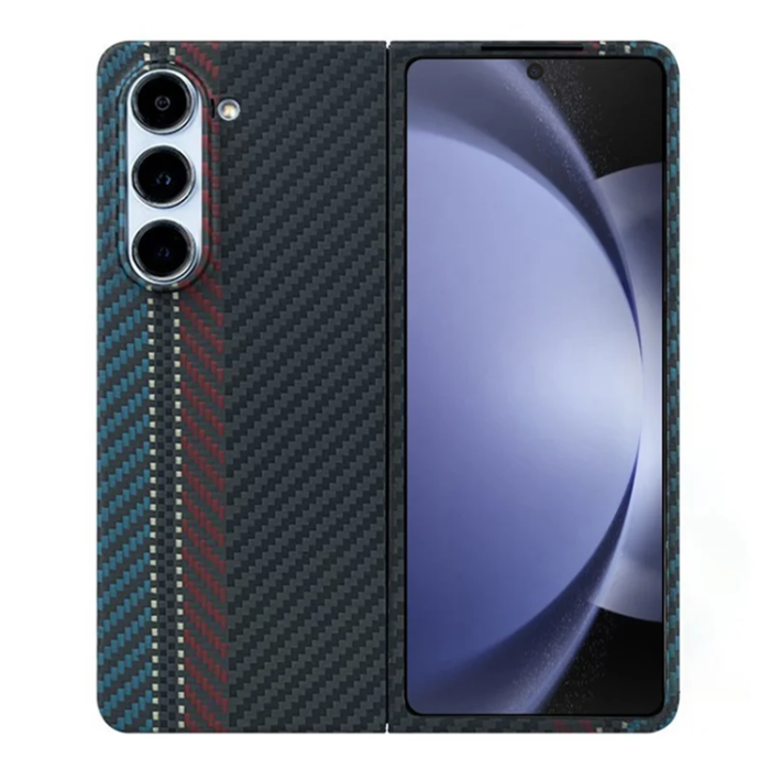 A-One Brand - Galaxy Z Fold 5 5G Mobilskal Aramid Fiber 1500D - Color Stripes