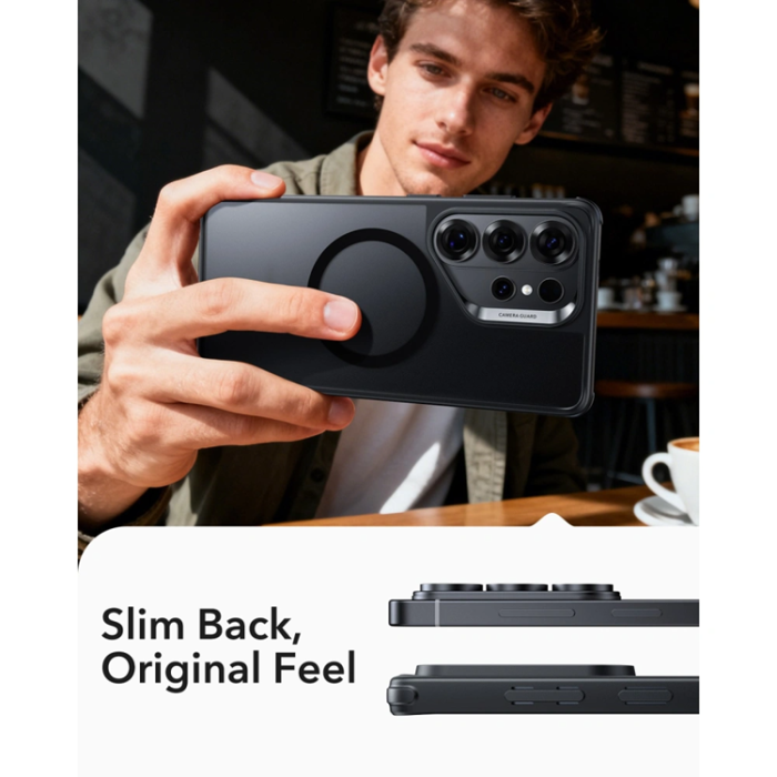 ESR - ESR Mobilskal För Galaxy S26 Ultra Magsafe Classic Hybrid - Frosted Svart