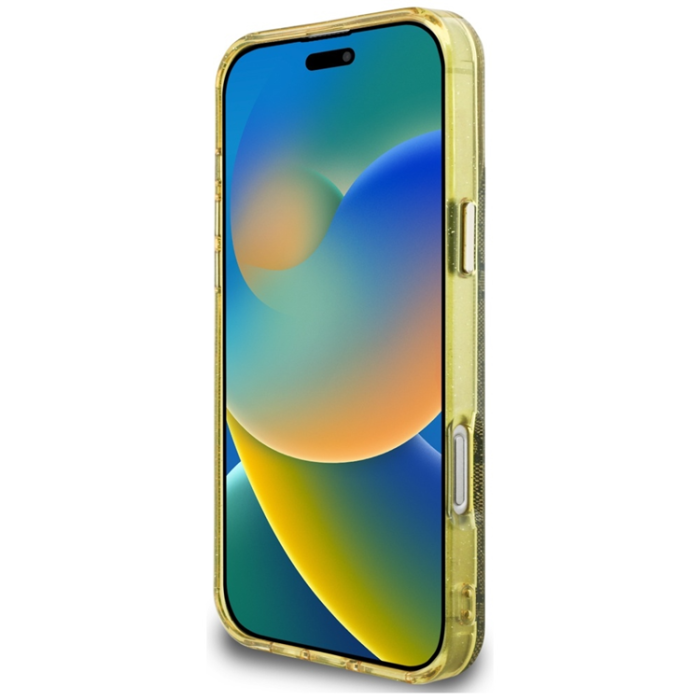 Guess - Guess iPhone 16 Pro Mobilskal Magsafe Glitter - Brun
