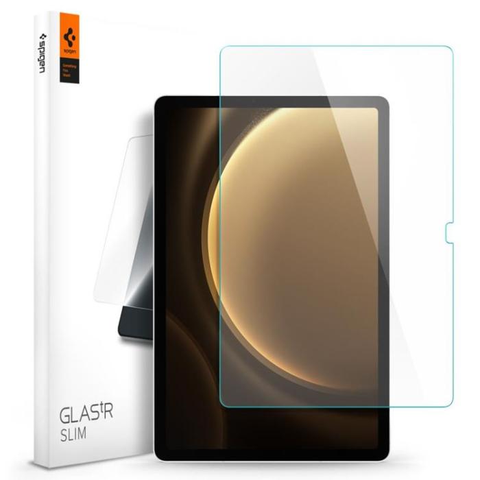 UTGATT - Spigen Galaxy Tab S9 FE Skärmskydd i Härdat Glas - Clear